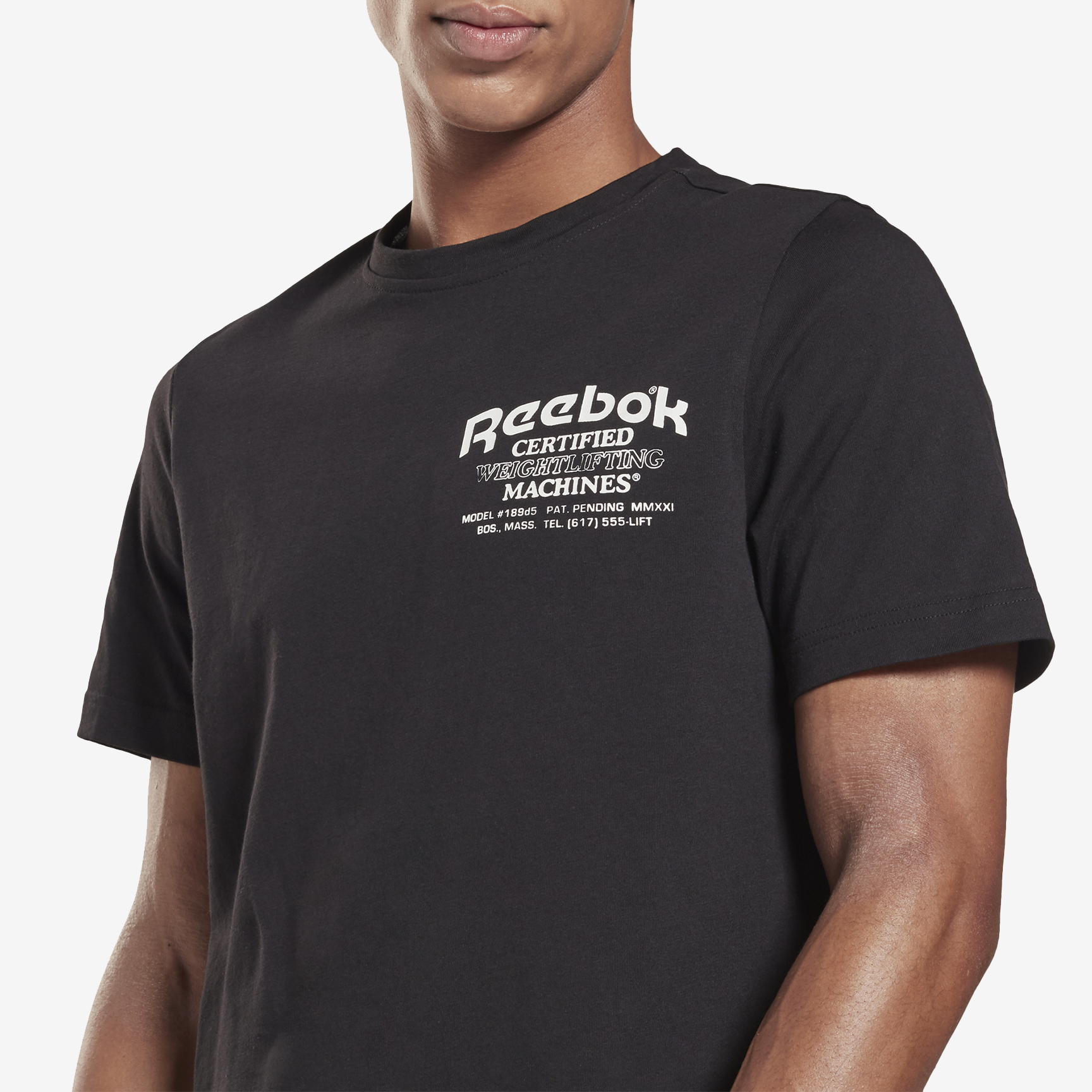 REEBOK WEIGHTLIFTING NOVELTY GRAPHIC T-SHIRT BG265-GS4223