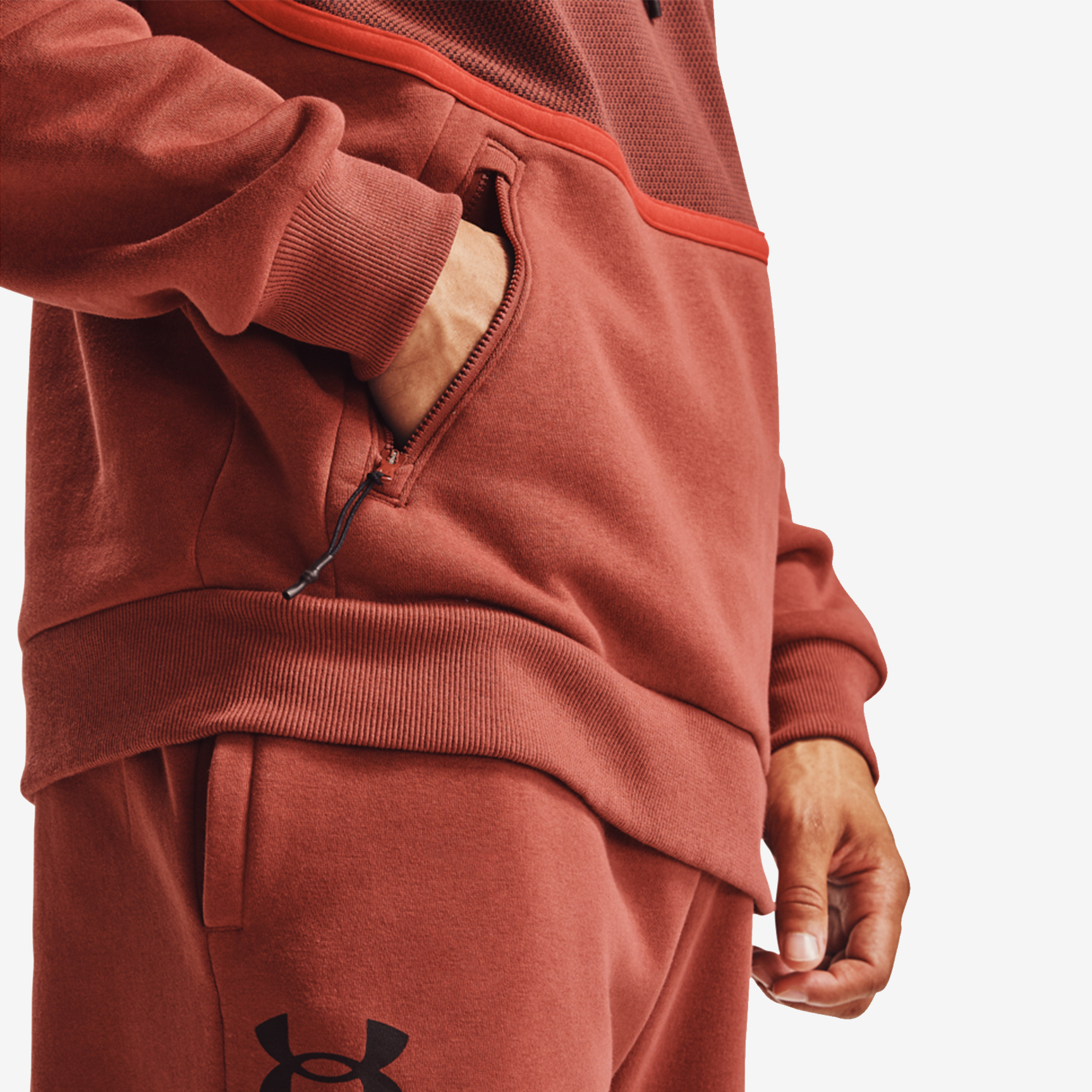 UNDER ARMOUR RIVAL FLEECE AMP HOODIE 1357090-688