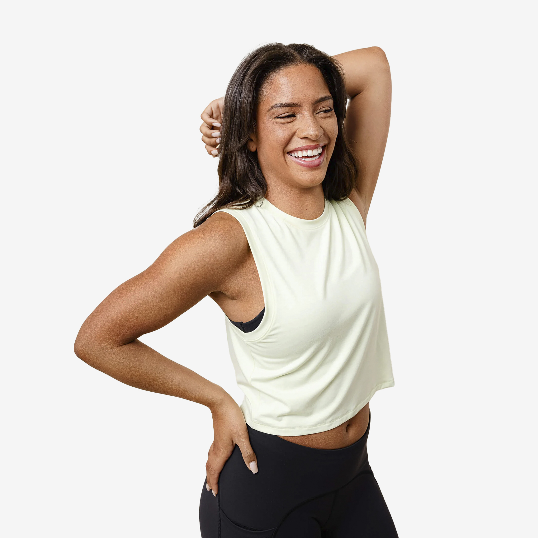 While on Earth Range Tank - Women 4953-Citron