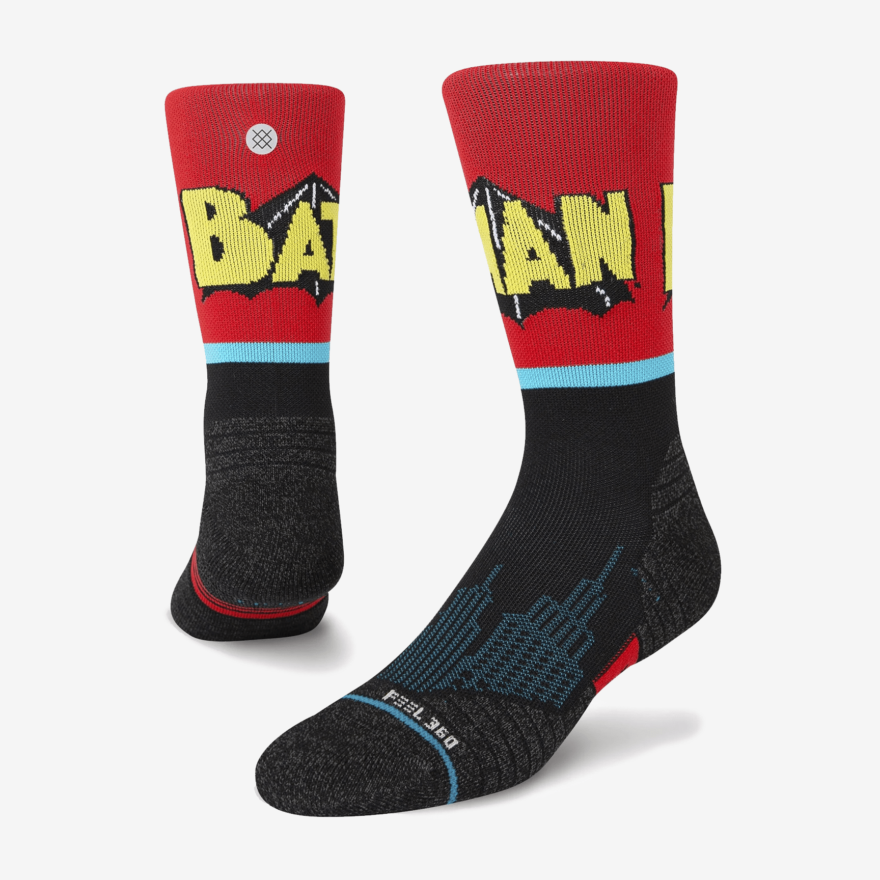 STANCE BATMAN COMIC CREW SOCKS A458D22BAT-BLK