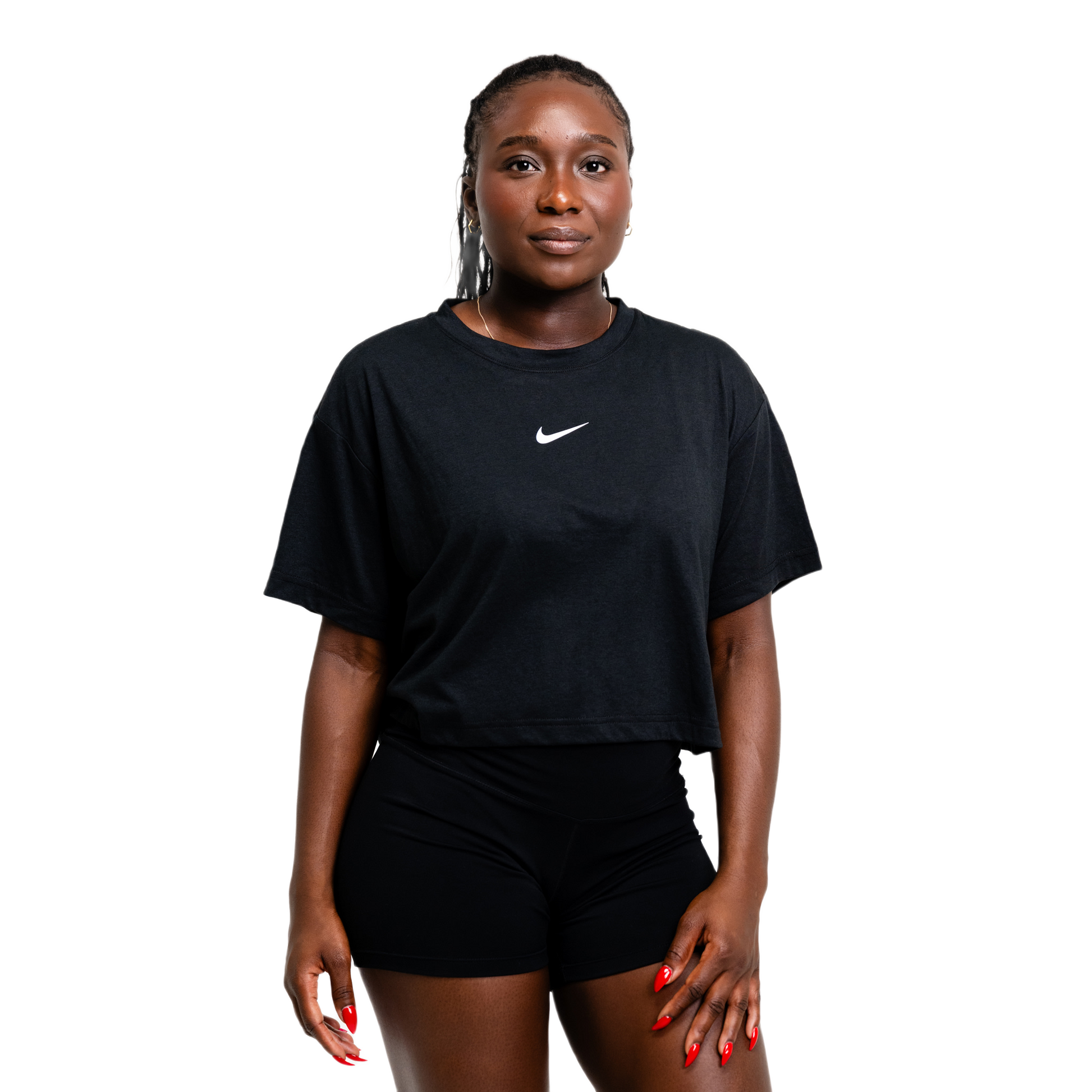 Nike Strength S&C Cropped Tee AWCT-Black