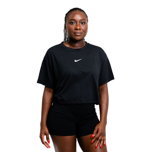 Nike Strength S&C Cropped Tee AWCT-Black