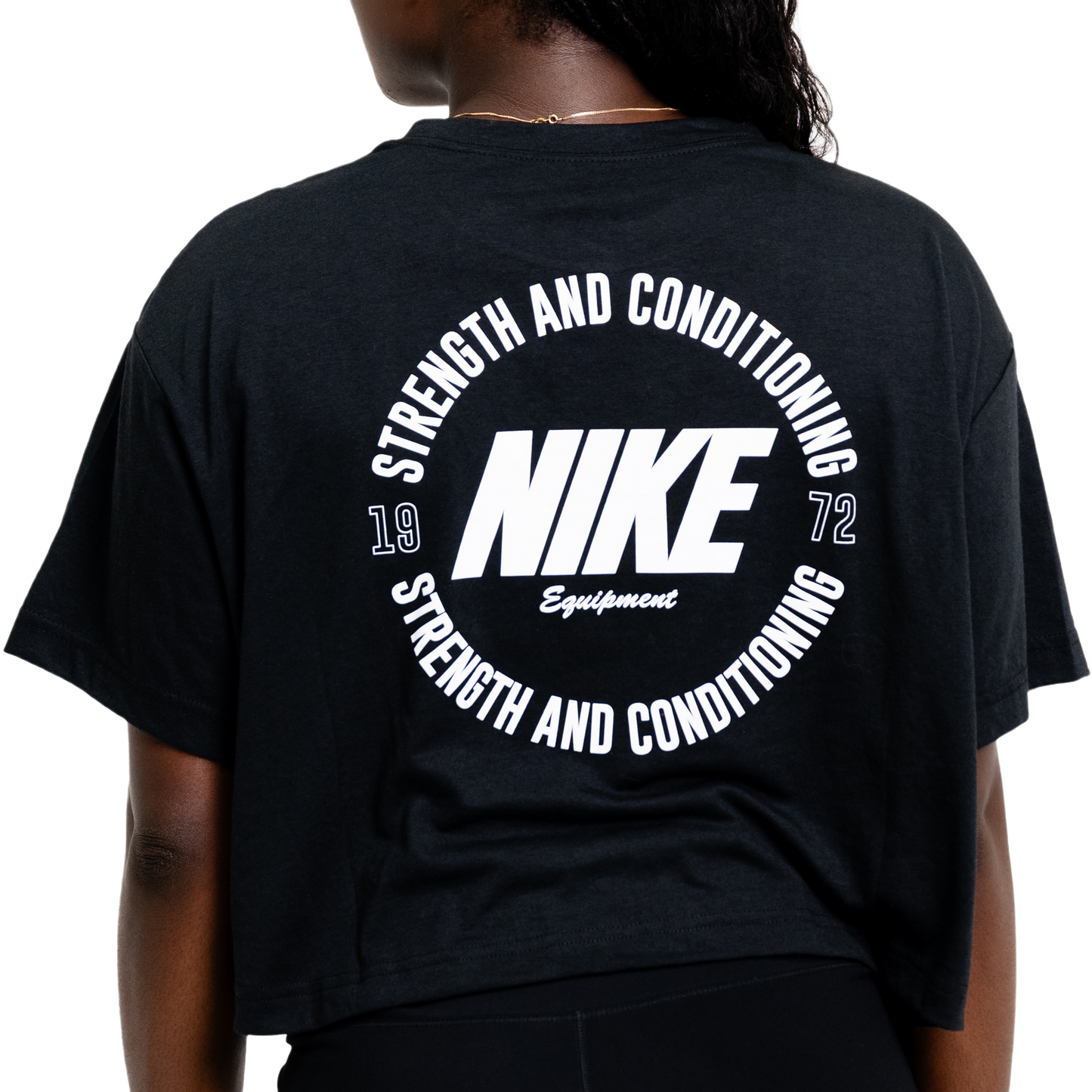 Nike Strength S&C Cropped Tee AWCT-Black