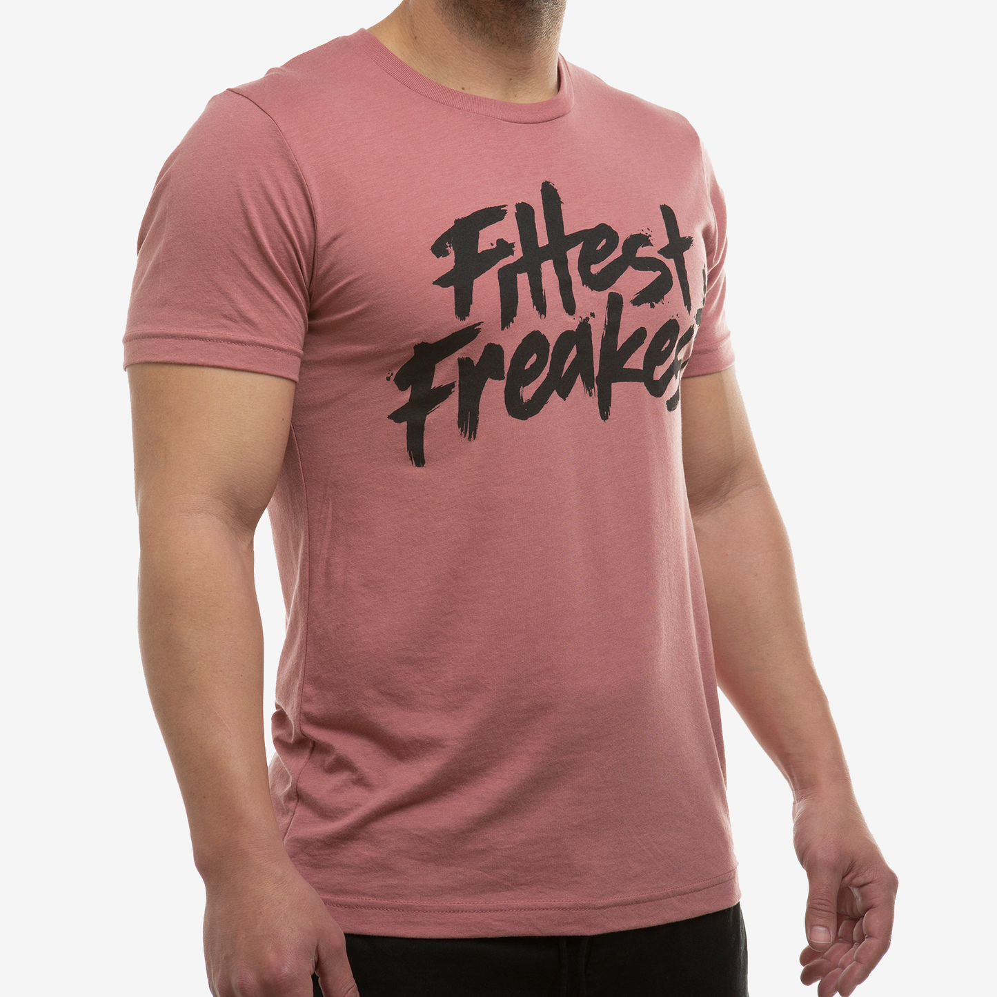 FITTEST FREAKEST T-SHIRT FFF-LOGO-TRAIN-PNK