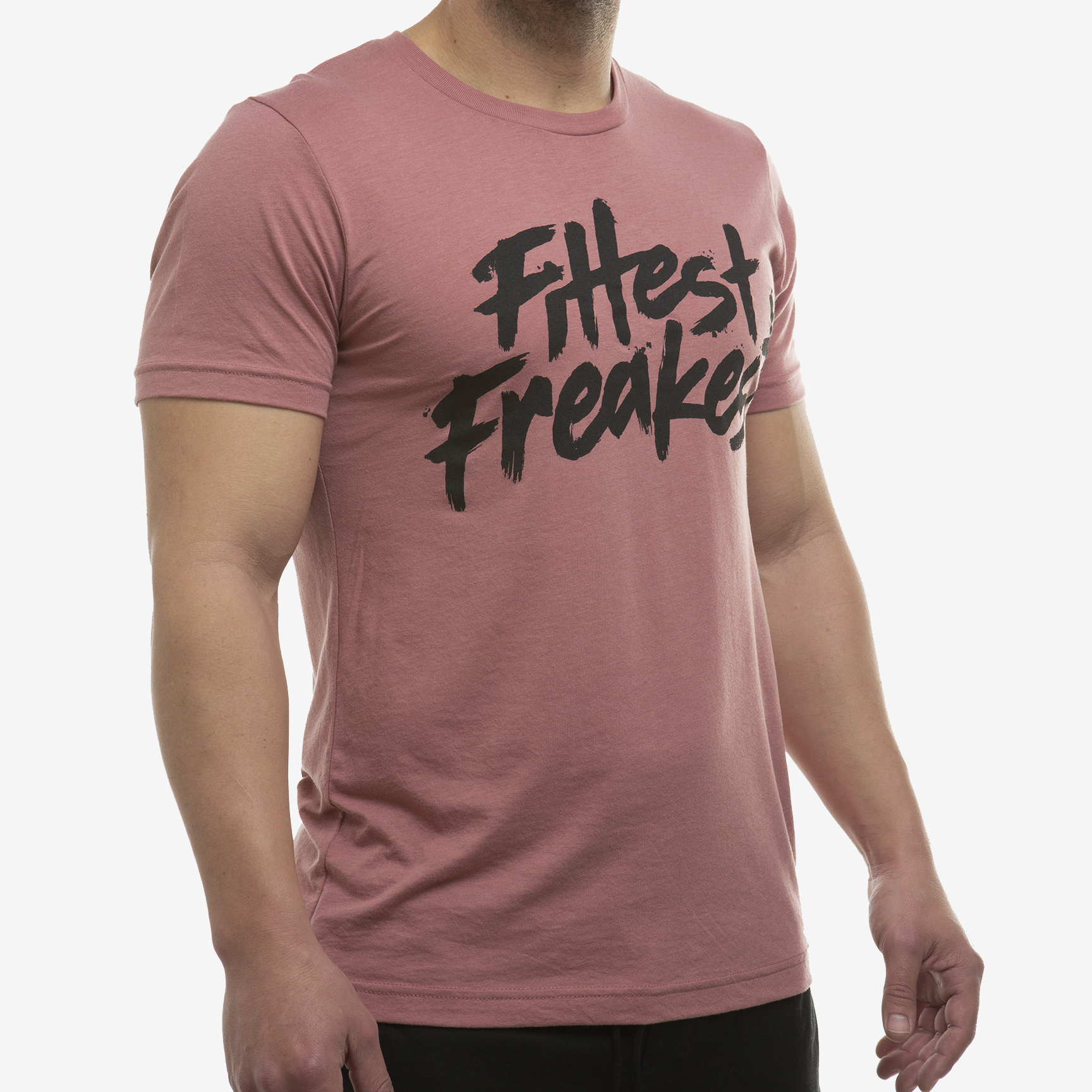 FITTEST FREAKEST T-SHIRT FFF-LOGO-TRAIN-PNK