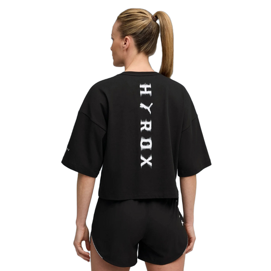 PUMA x HYROX CROPPED LIFESTYLE T-Shirt PUM-527639-BLACK