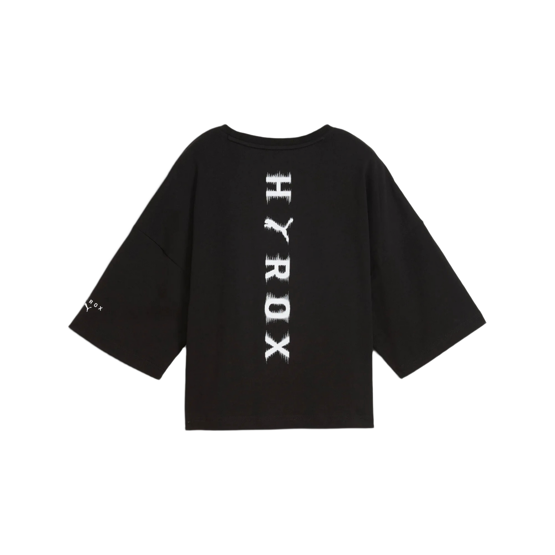 PUMA x HYROX CROPPED LIFESTYLE T-Shirt PUM-527639-BLACK