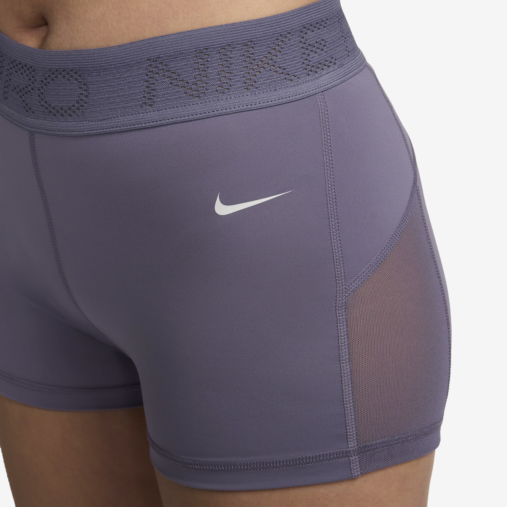 NIKE DRI-FIT MID WAIST SHORT - WOMEN FN3336-509