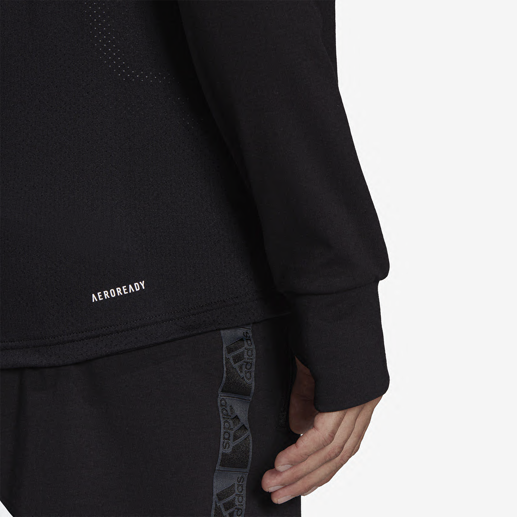 ADIDAS AEROREADY DESIGNED TO MOVE MOTION LOGO HOODIE IYQ73-GV5302