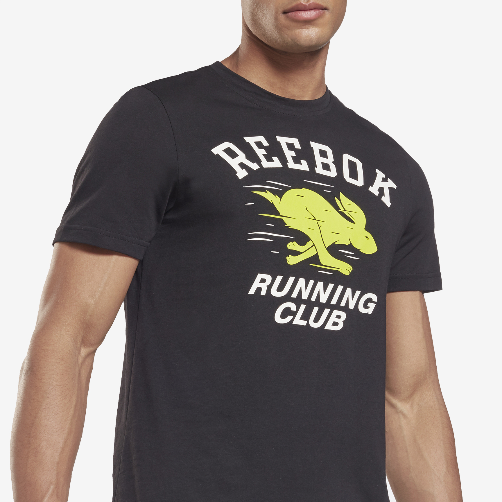 REEBOK RUNNING NOVELTY GRAPHIC T-SHIRT BG264-GS4225