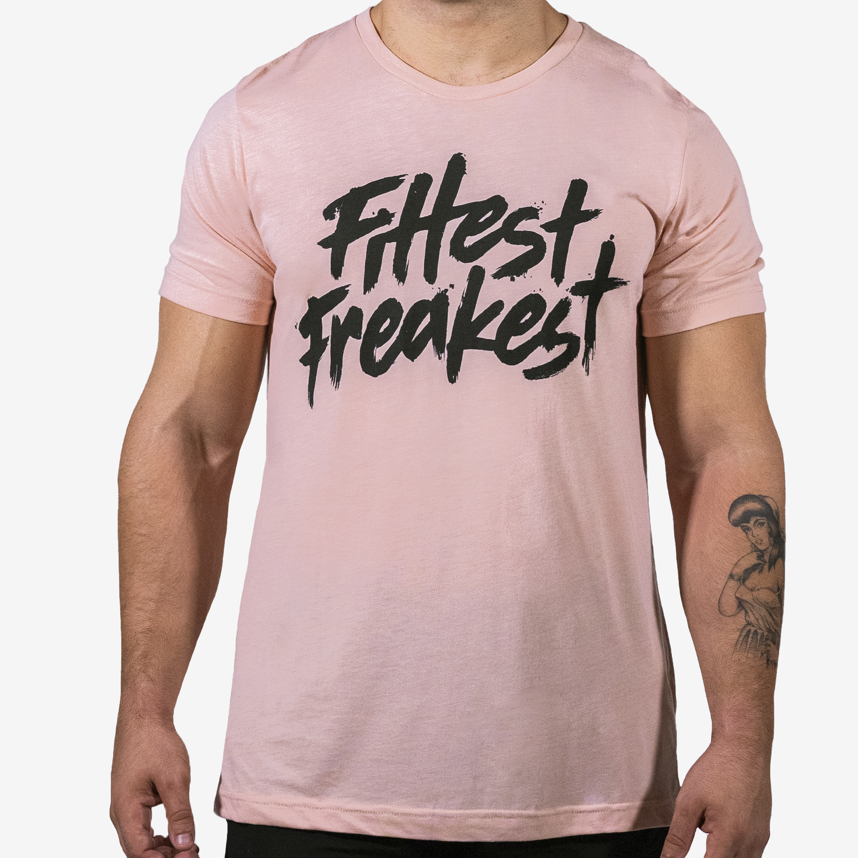 FITTEST FREAKEST T-SHIRT FF-LOGO-TRAIN-PEA