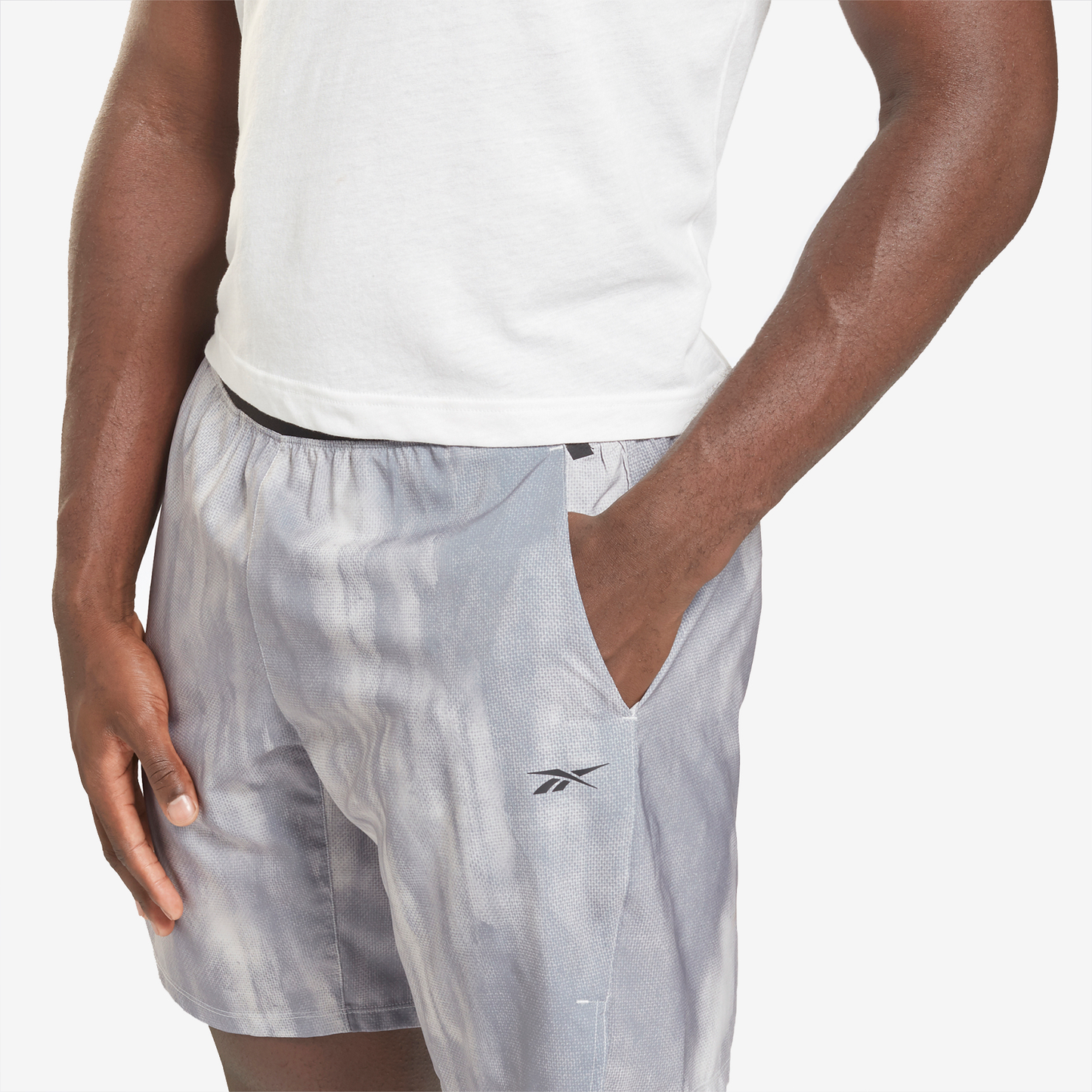 REEBOK EPIC LIGHTWEIGHT PRINTED TRAINING SHORTS BF007-GS6587