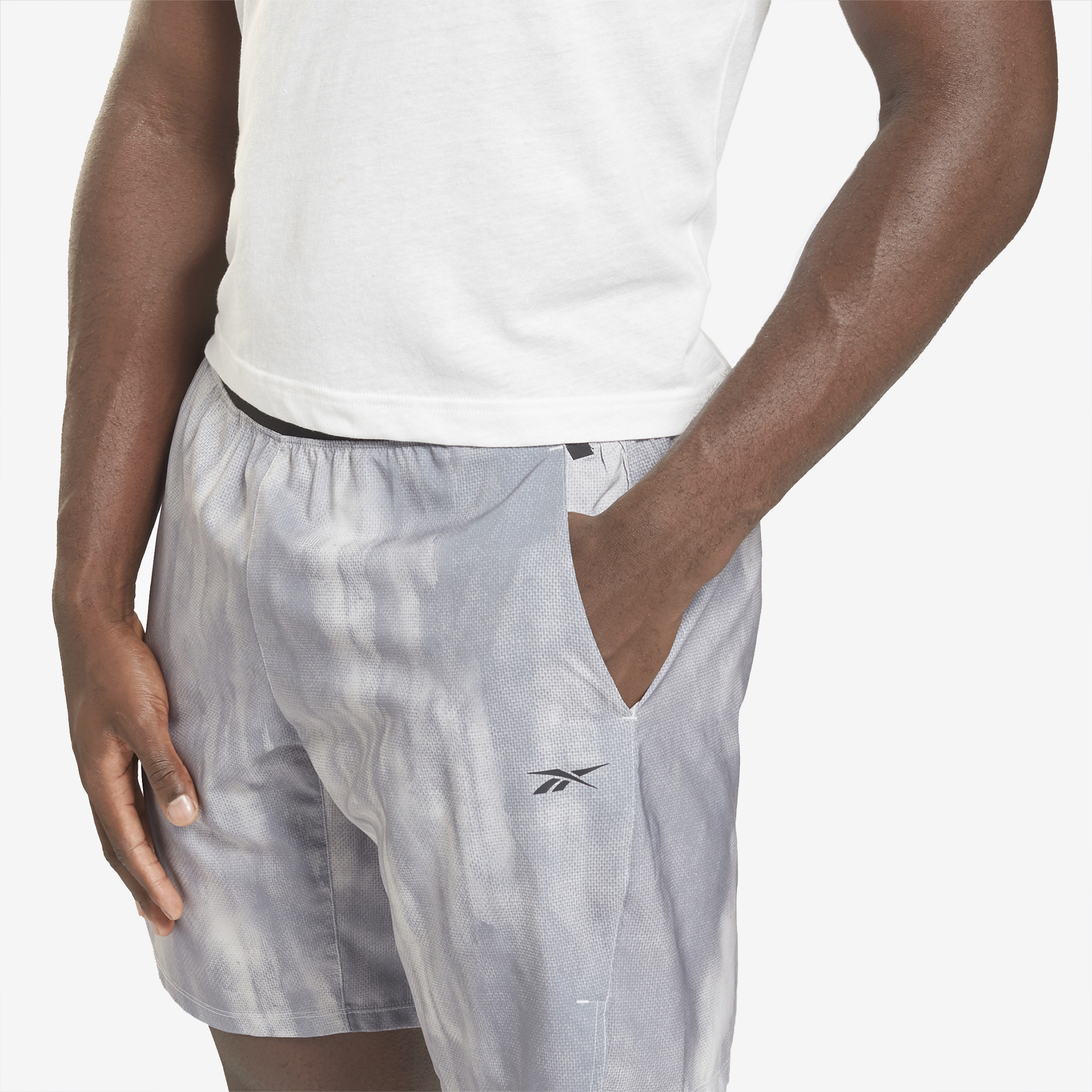 REEBOK EPIC LIGHTWEIGHT PRINTED TRAINING SHORTS BF007-GS6587