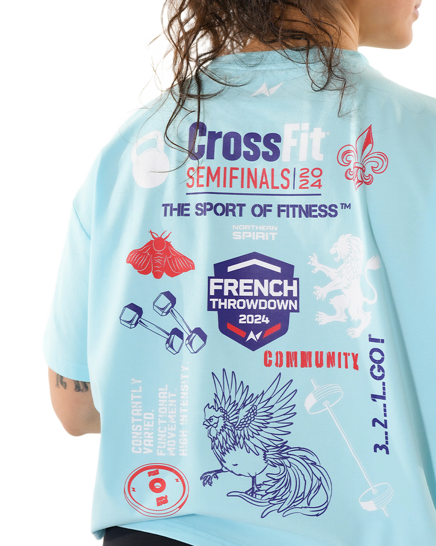 WOMEN'S OVERSIZED CROSSFIT® 2024 T-SHIRT NS-SF24-WT15-SOS-FTD