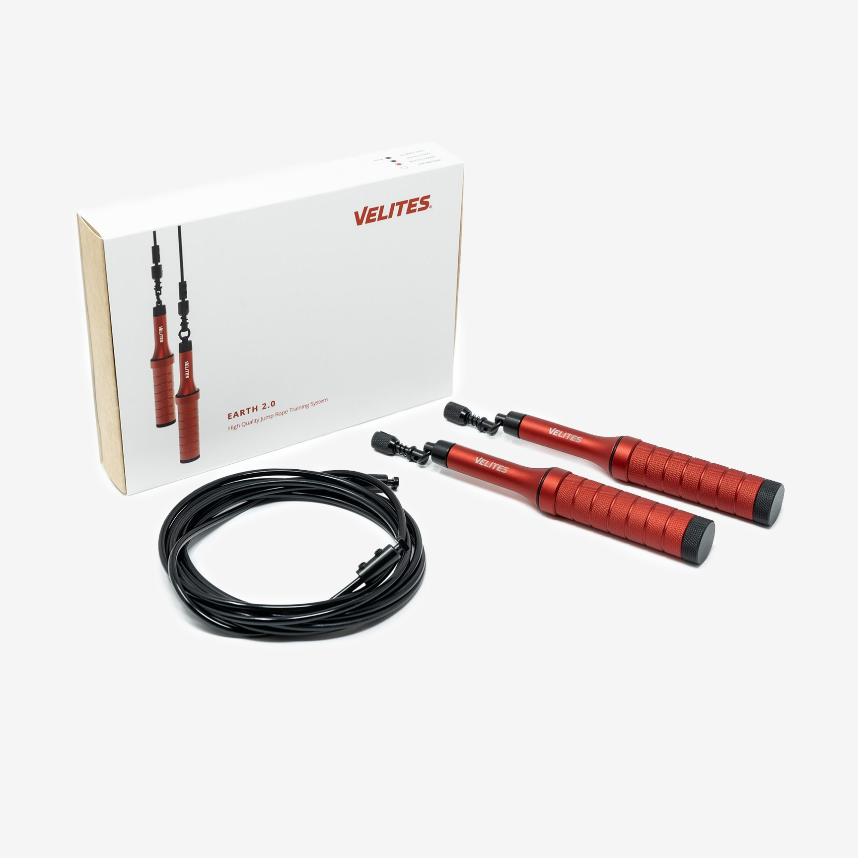 VELITES EARTH 2.0 JUMP ROPE VEL_EARTH2.0-RED