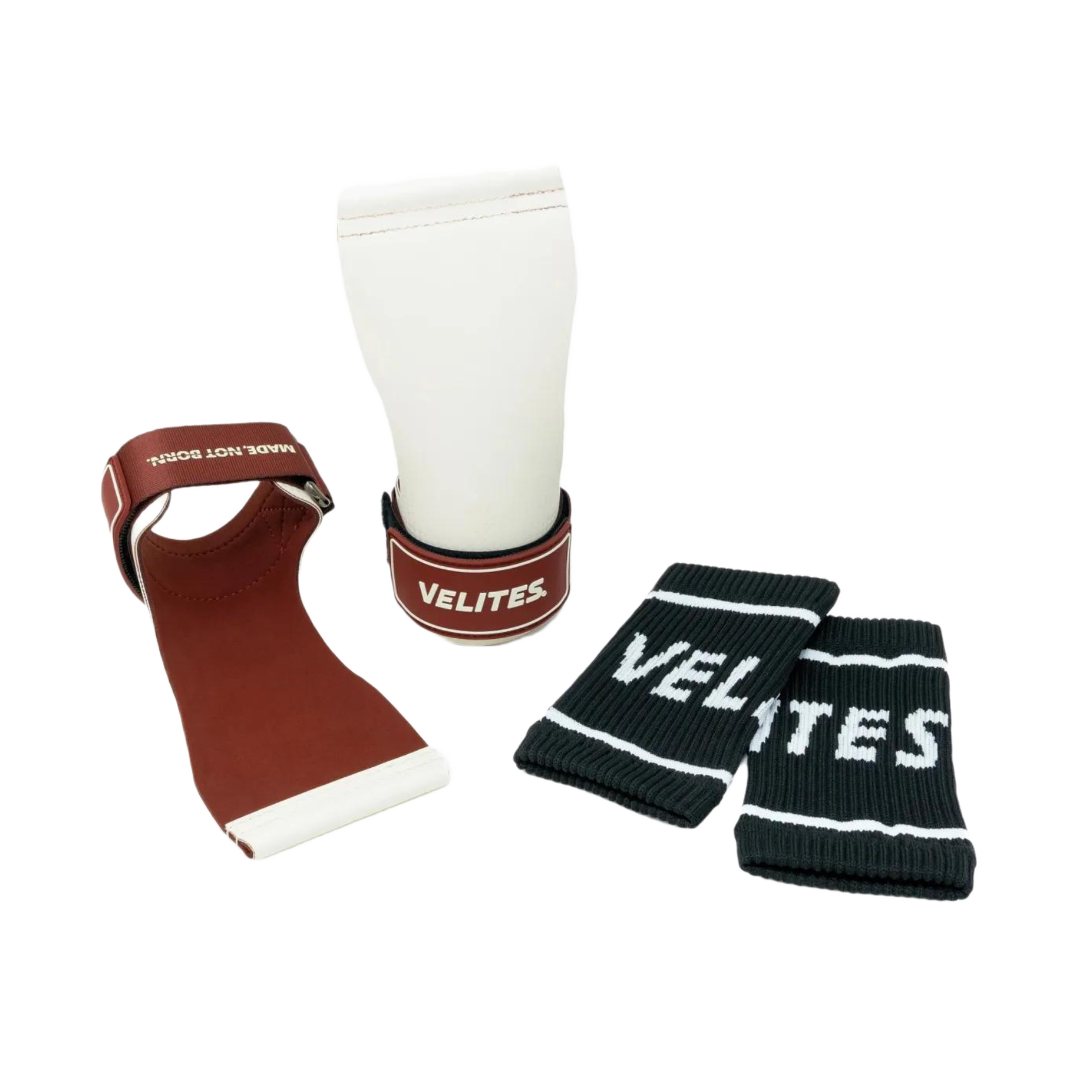 VELITES QUAD ULTRA GRIPS - NO CHALK QUADULTRA-WHITE/GARNET