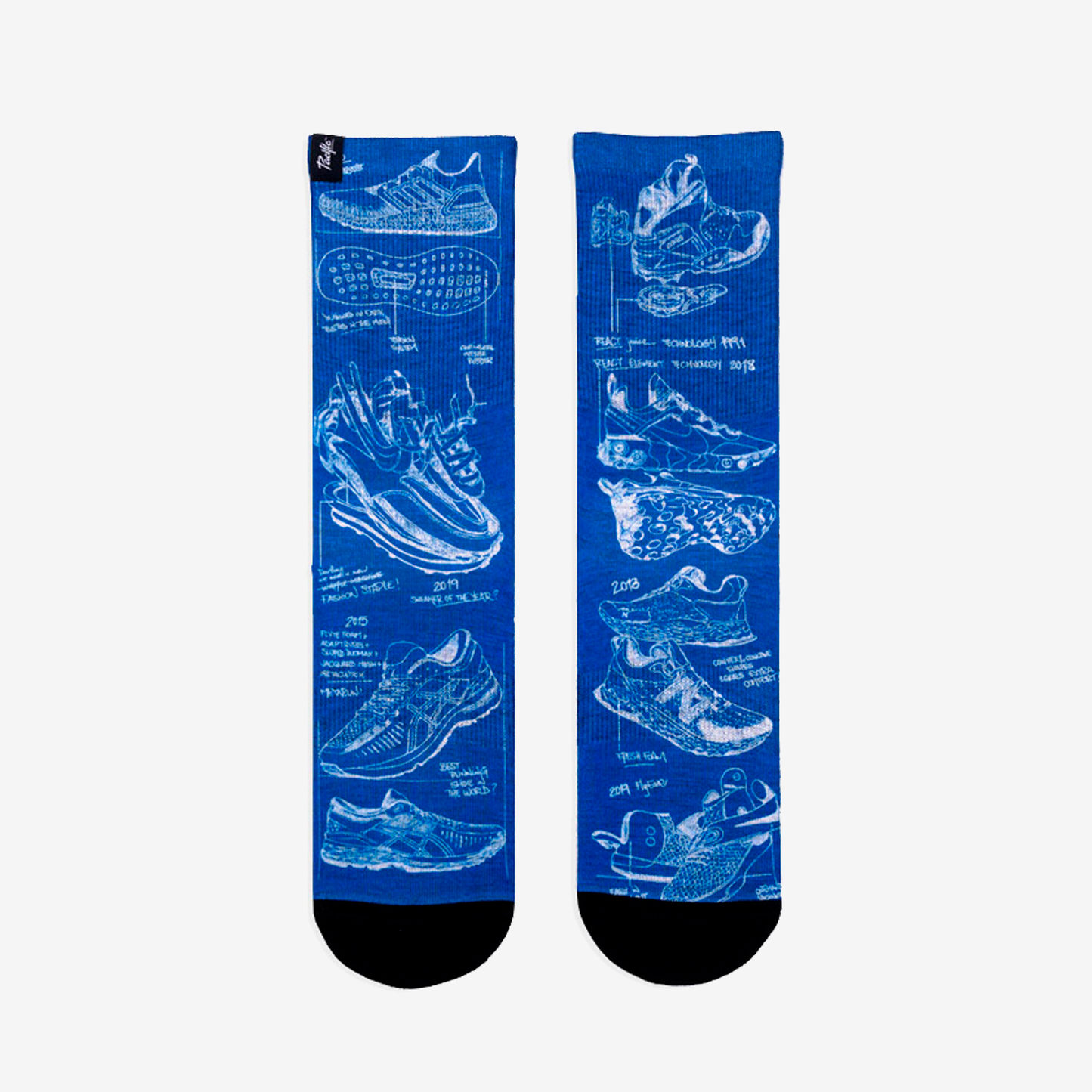 PACIFIC & CO BLUEPRINT SOCKS PAC-BLUEPRINT-BLUEPRINT