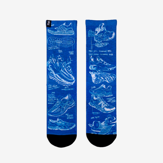 PACIFIC & CO BLUEPRINT SOCKS PAC-BLUEPRINT-BLUEPRINT