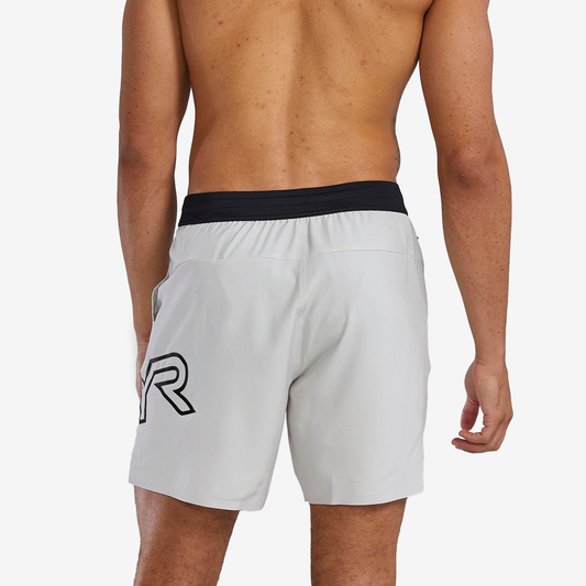 TYR "Unbroken" 7" Performance Shorts MUSUSL3A-STONE