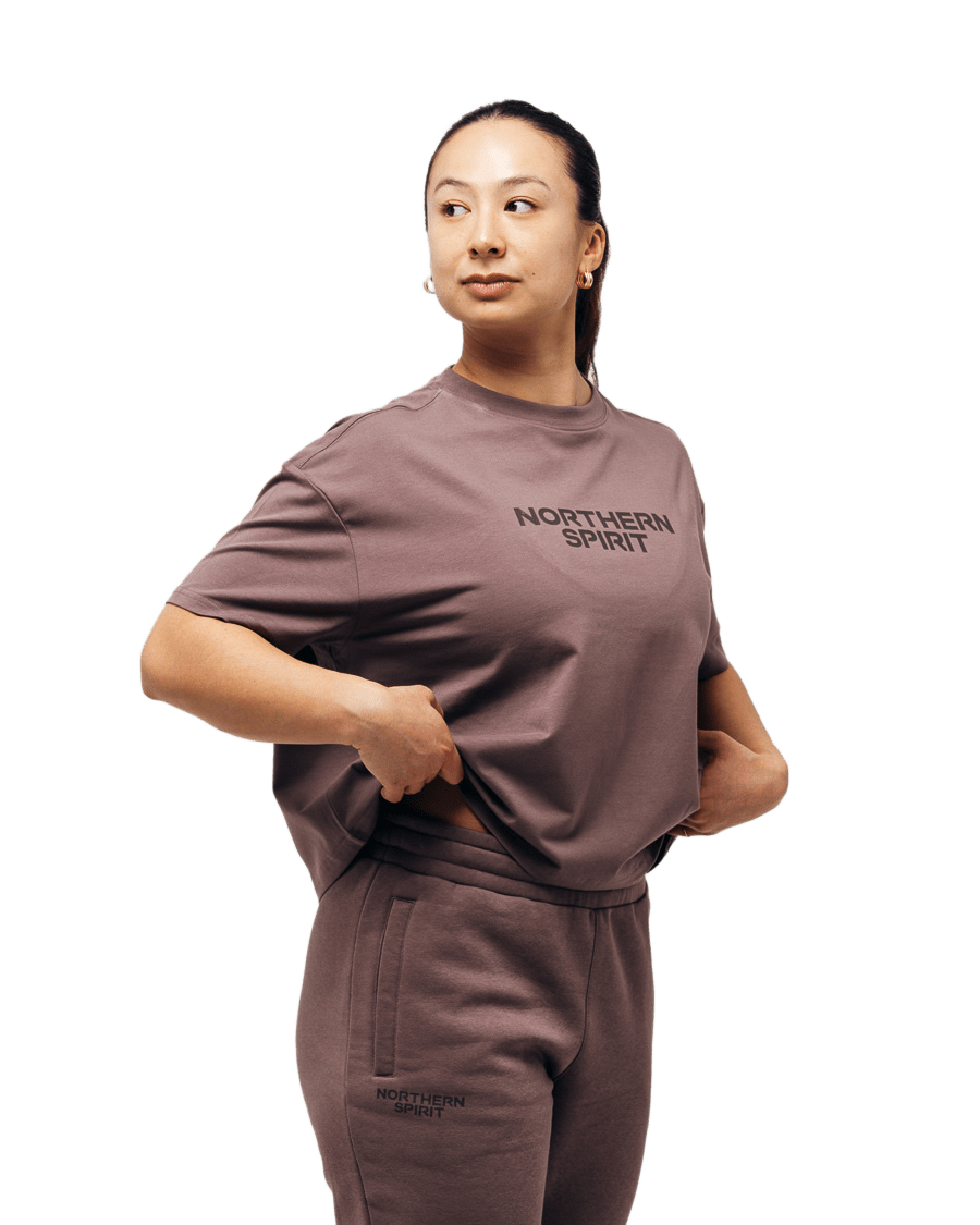 CROP TOP NORTHERN SPIRIT OVERSIZE NS-NSW24-WT15-MRS