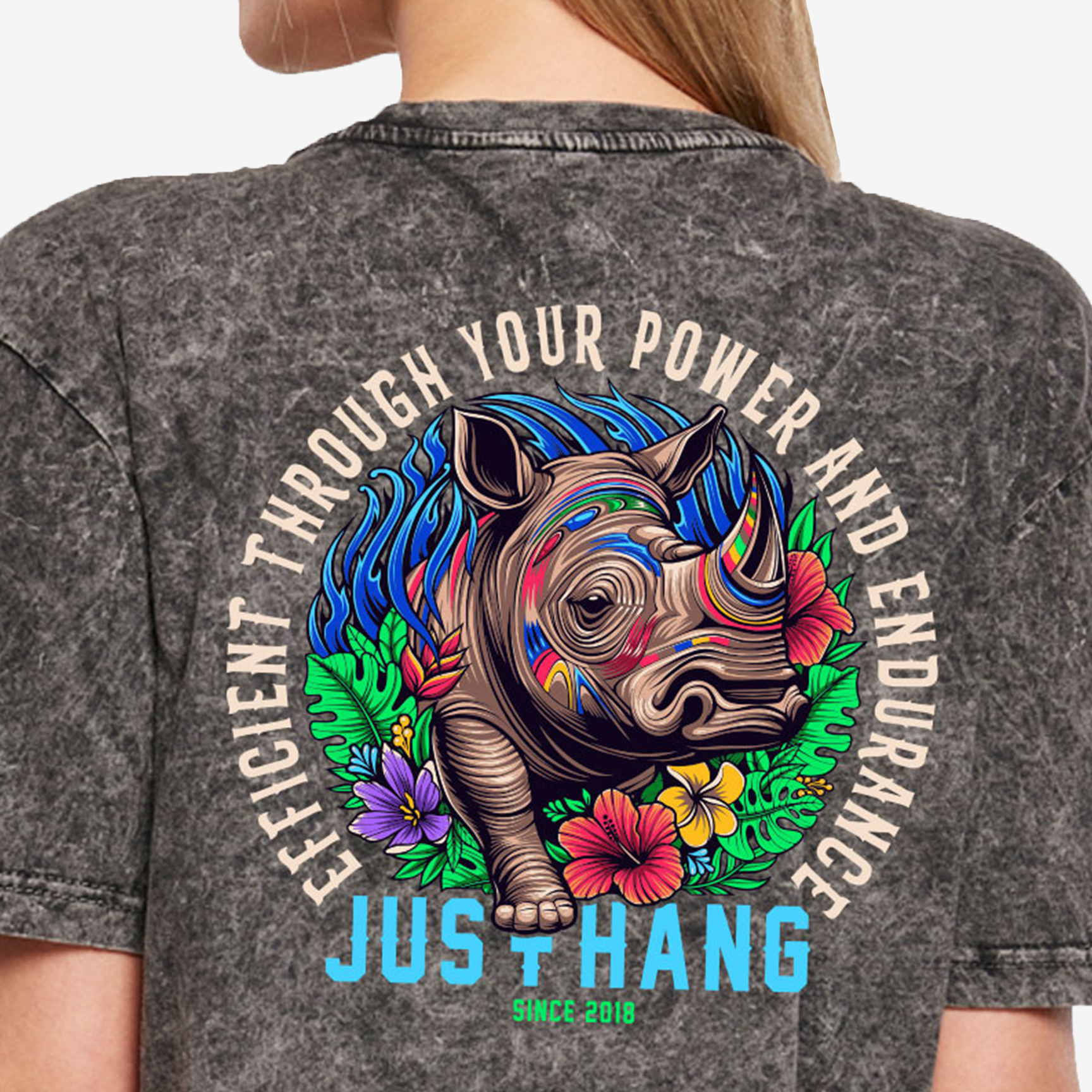 JUSTHANG OVERSIZE CROP TOP 