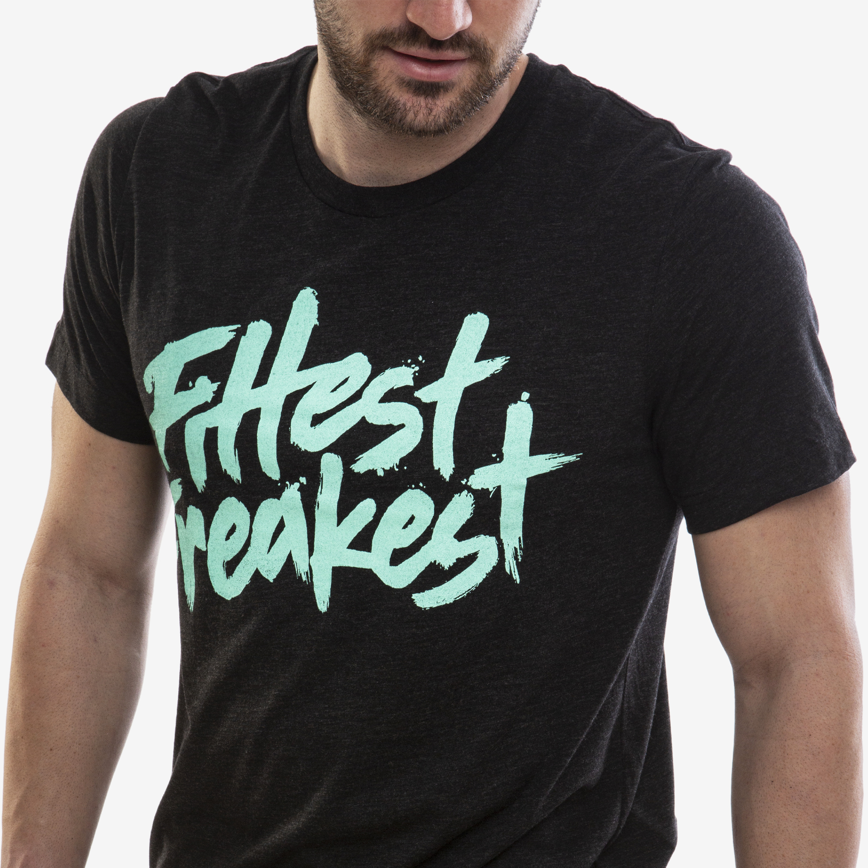 FITTEST FREAKEST T-SHIRT FF-LOGO-TRAIN-BLACK