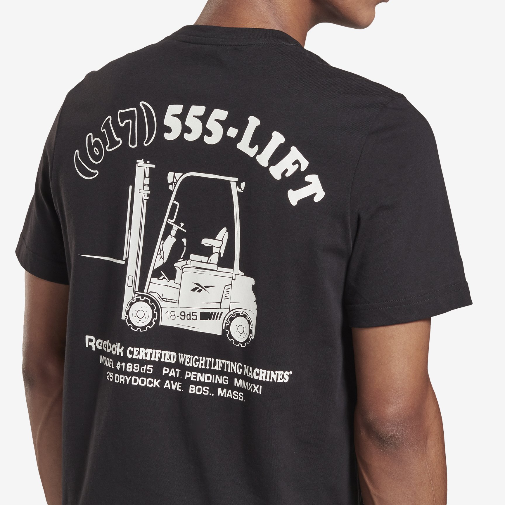 REEBOK WEIGHTLIFTING NOVELTY GRAPHIC T-SHIRT BG265-GS4223