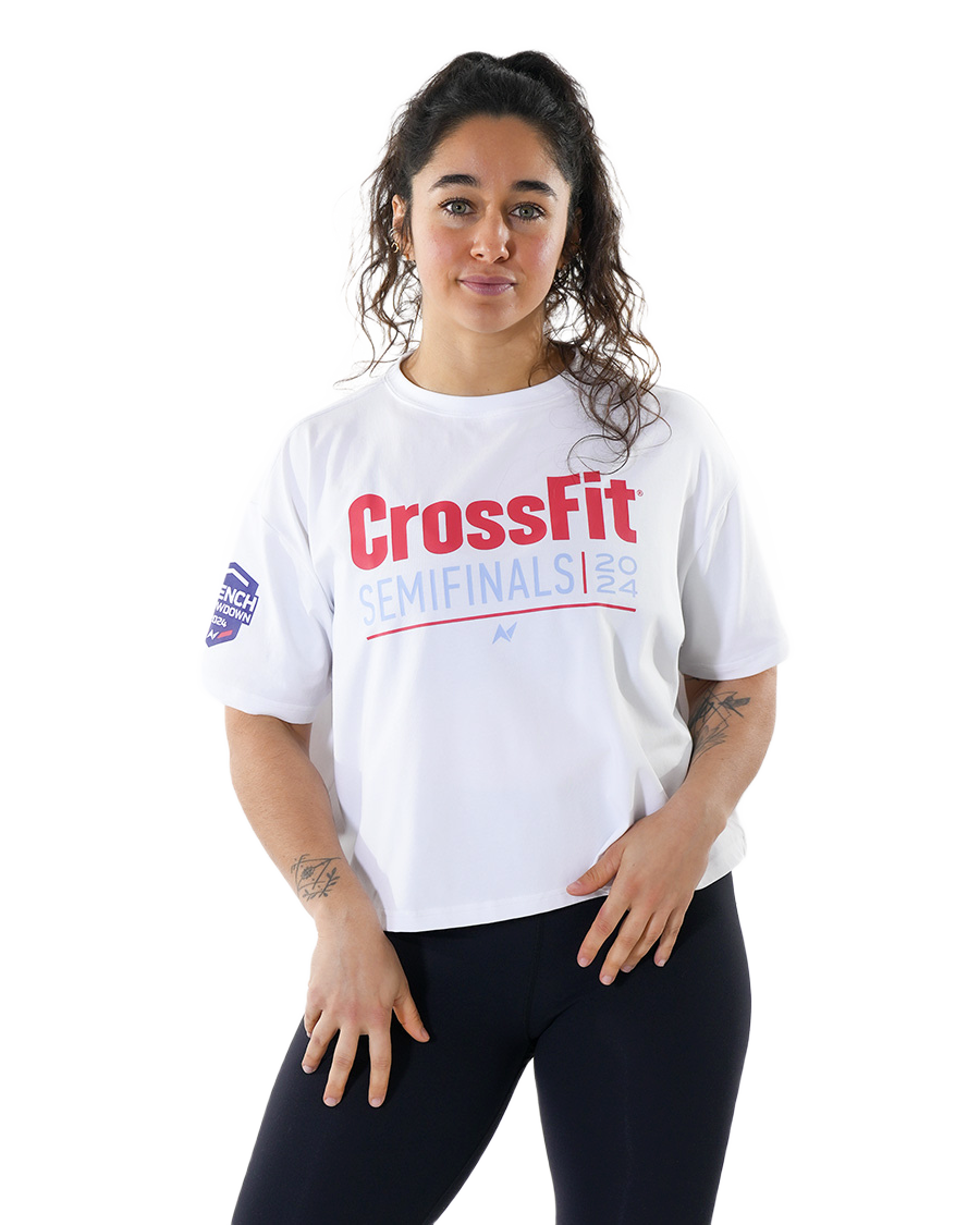 WOMEN'S OVERSIZED CROSSFIT® 2024 T-SHIRT NS-SF24-WT15-ALB-FTD