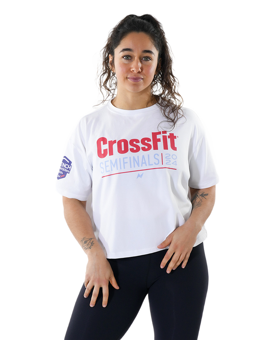 WOMEN'S OVERSIZED CROSSFIT® 2024 T-SHIRT NS-SF24-WT15-ALB-FTD