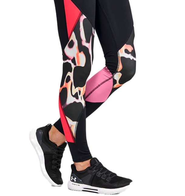 UNDER ARMOUR RUSH PRINT BLOCK LEGGINGS 1351730-001