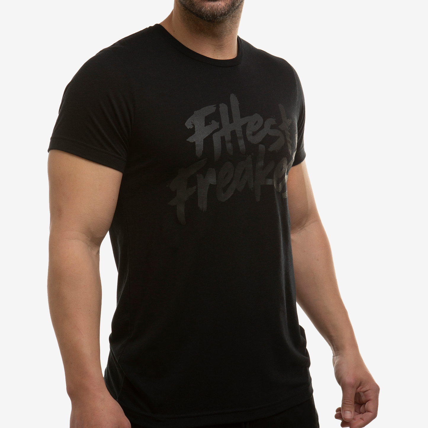 FITTEST FREAKEST T-SHIRT FFF-LOGO-TRAIN-BLK