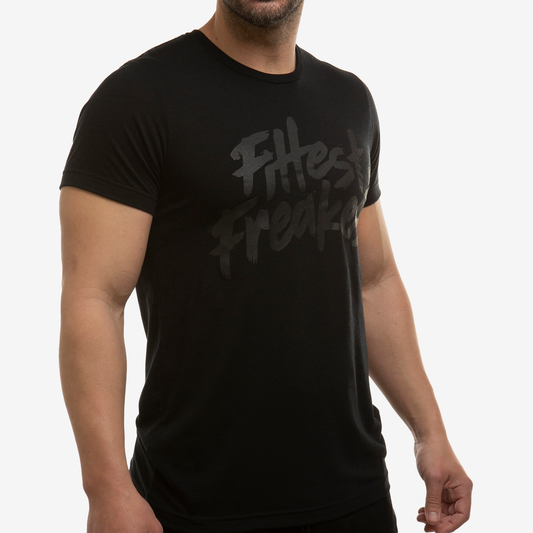 FITTEST FREAKEST T-SHIRT FFF-LOGO-TRAIN-BLK