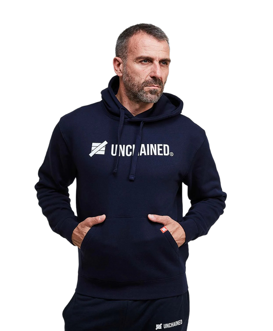 SUDADERA UNCHAINED ORIGINAL ORGNHOOD-NAVY