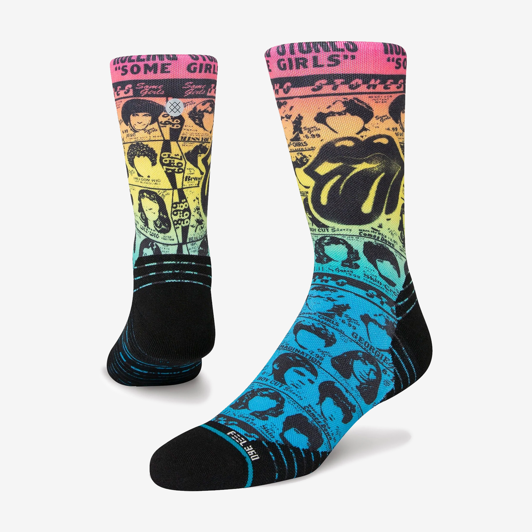 STANCE ROLLING STONES CREW SOCKS A448C22ROL-MUL