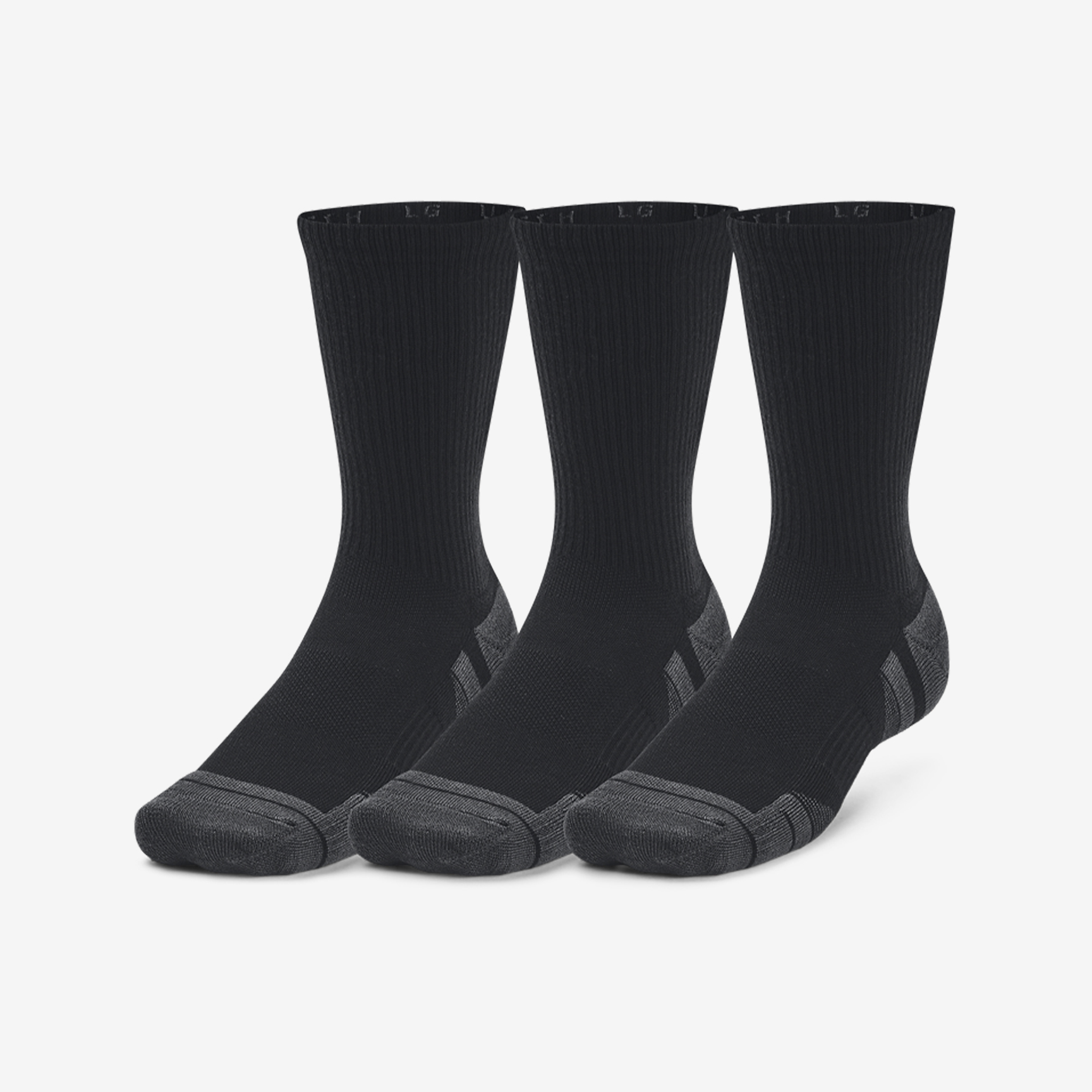 UA SOCKS TECH CREW 3 PAIRS 1379512-001