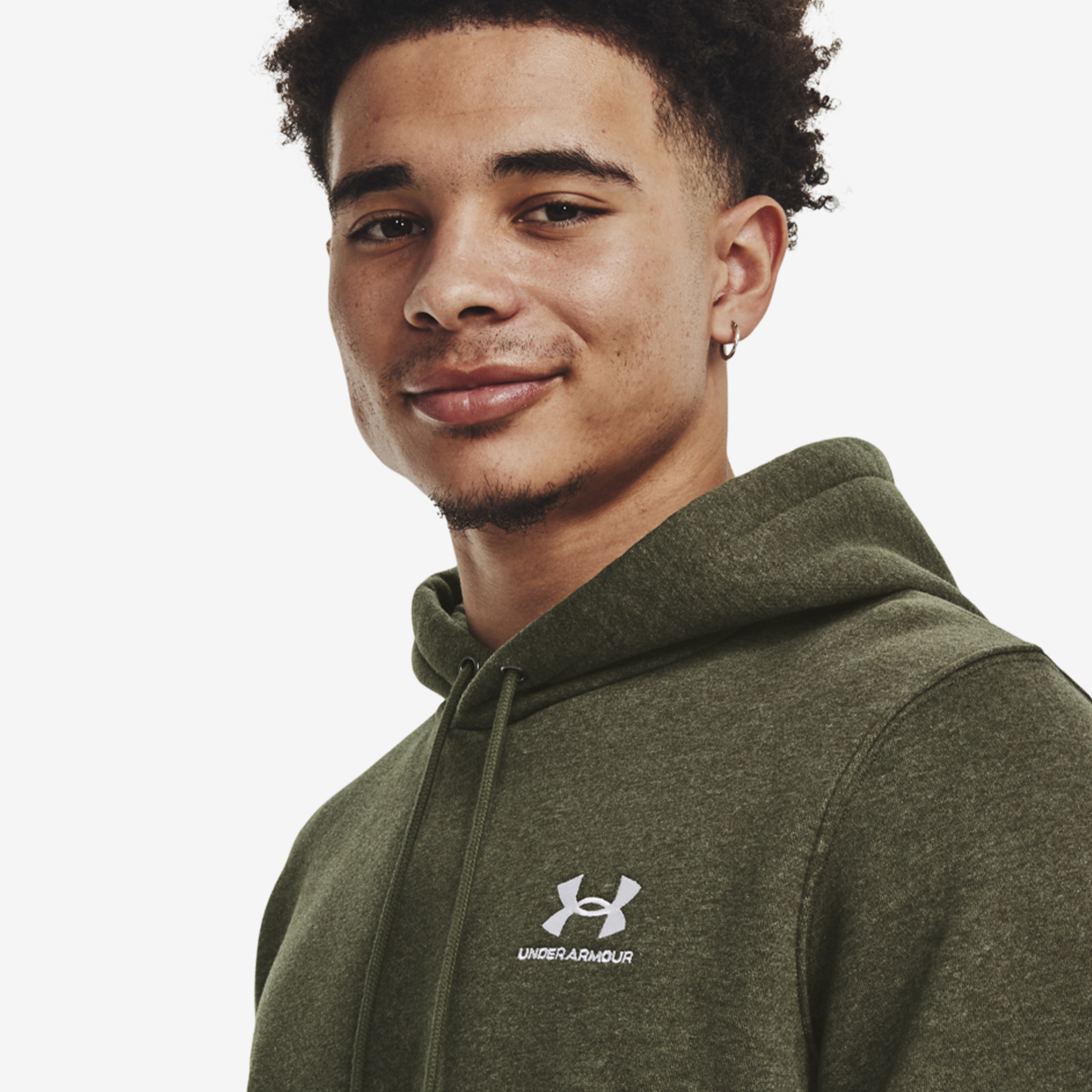 UA ESSENTIAL FLEECE HOODIE 1373880-391