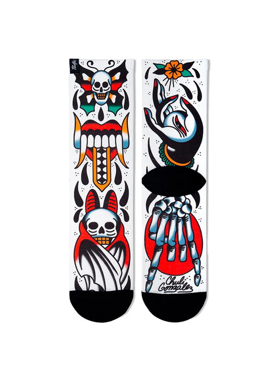 SKULL PACIFIC & CO SOCKS SKULL-MULTICOLOR