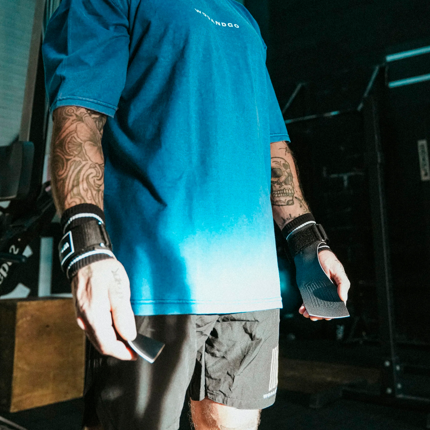 WODANDGO BLACKGRIP V2 Gym Grips WAGBG2-BLACK