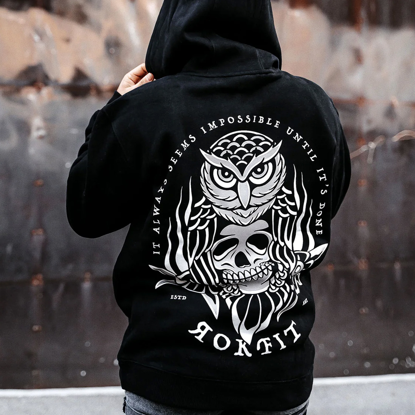 RockFit Sweatshirt RF-HOODIEIASI-BLACK