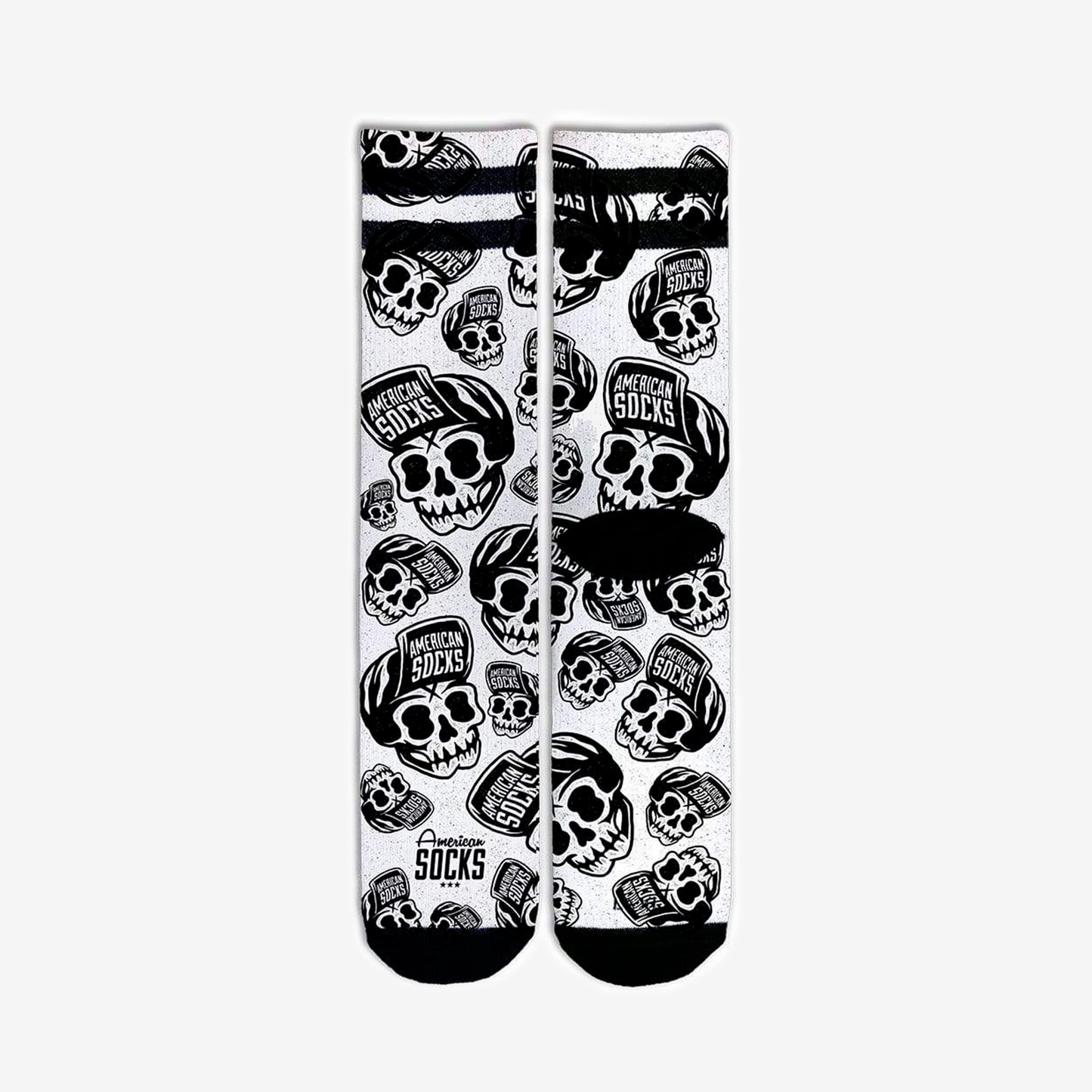 CALCETINES AMERICAN SOCKS SKATER SKULL SKATERSKULL-SKULL