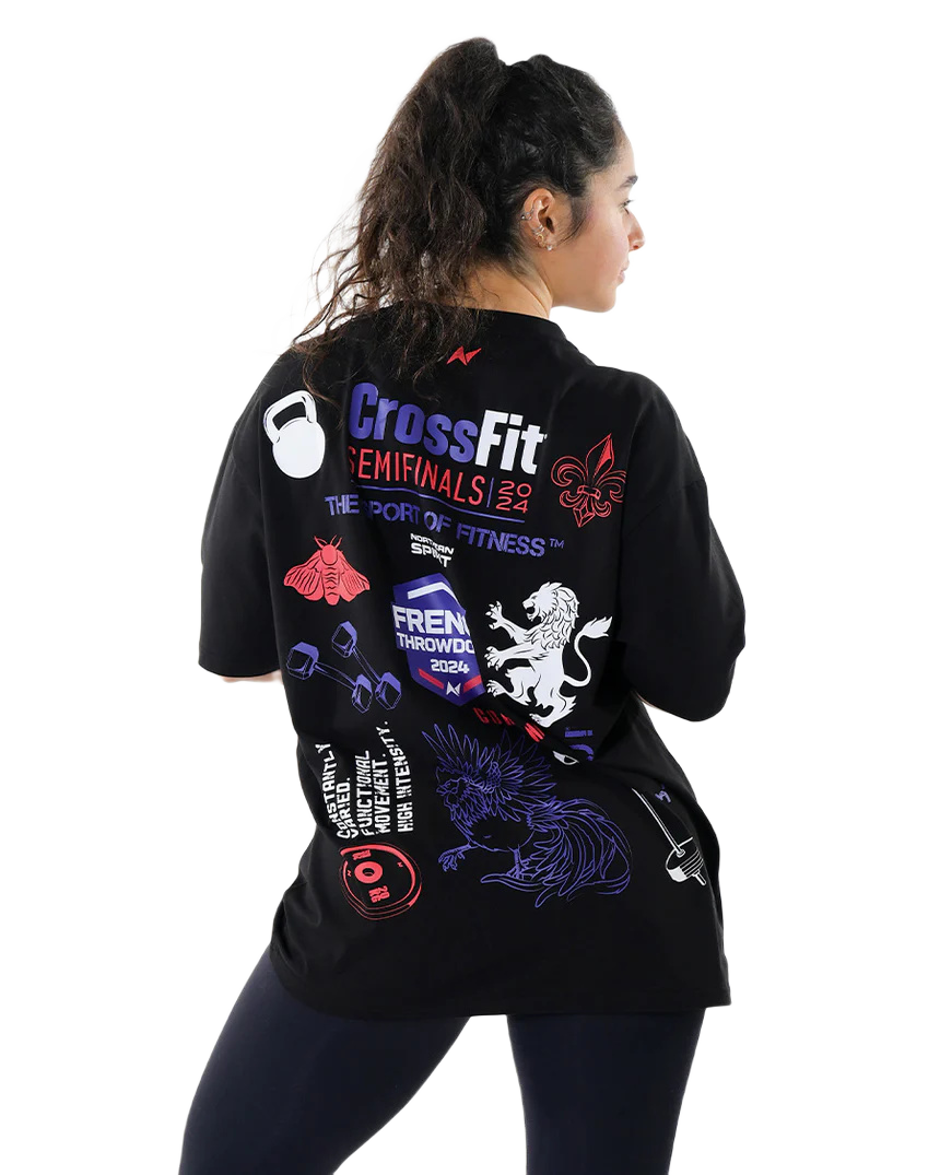 CROSSFIT® 2024 OVERSIZED T-SHIRT NS-SF24-UT6-INK-FTD