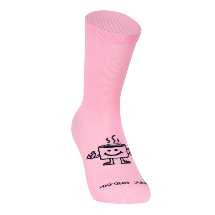 COFFEE CLUB PACIFIC & CO SOCKS COFFEECLUB-PINK