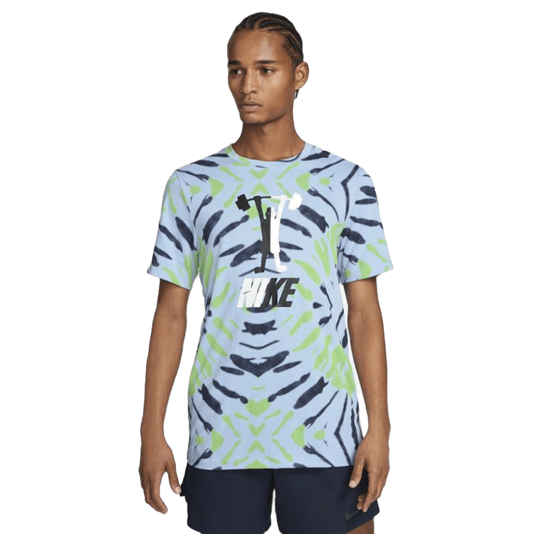 NIKE DRI-FIT  PRINTED TRAINING T-SHIRT DA1794-436
