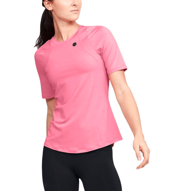 UNDER ARMOUR RUSH T-SHIRT - WOMAN 1355583-691