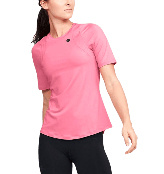 UNDER ARMOUR RUSH T-SHIRT - WOMAN 1355583-691