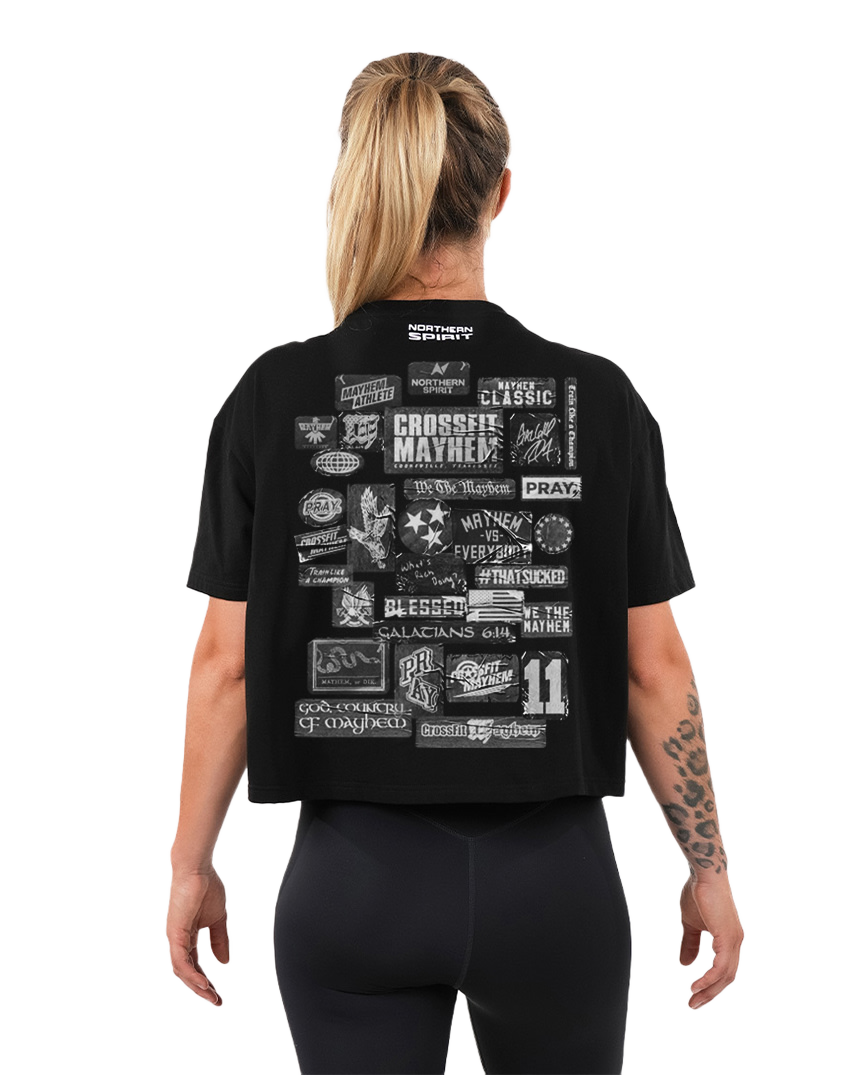 CROP TANK TOP MAYHEM COLLECTOR NS-MYHCL25-WT15-INK