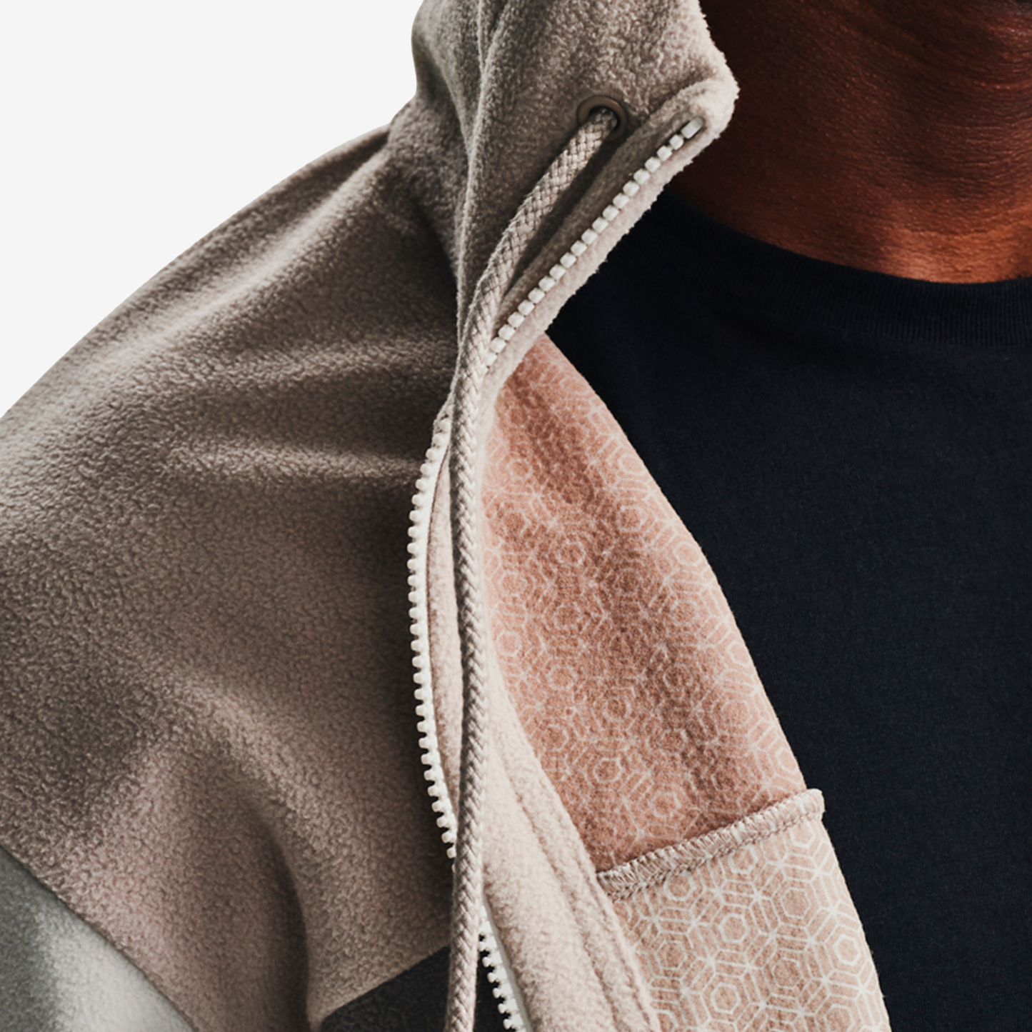 UNDER ARMOUR RECOVER FLEECE FZ HOODIE 1357144-110