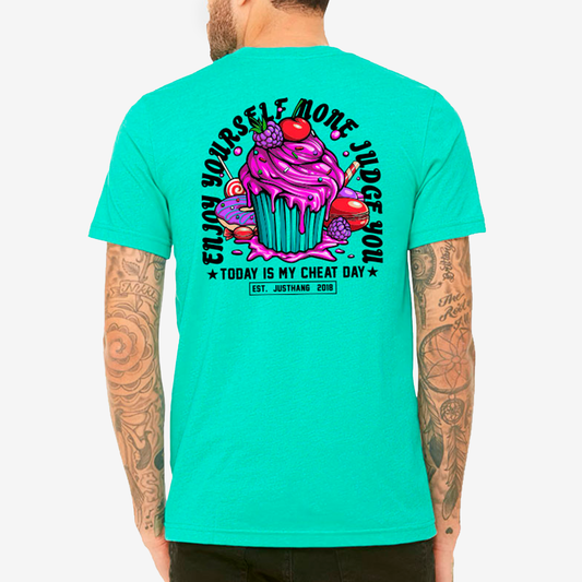 JUSTHANG OVERSIZE MEN'S T-SHIRT JUSSTSH-CUPCACKE