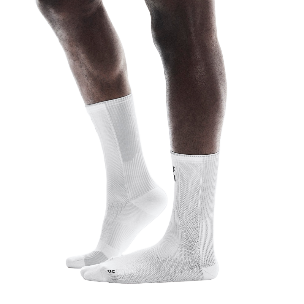 Performance Run Sock High On 2UF1004-White/Glacier