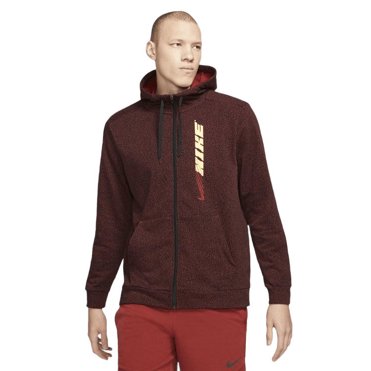 NIKE DRI-FIT SPORT CLASH FULL-ZIP PRINTED TRAINING HOODIE CZ1488-689